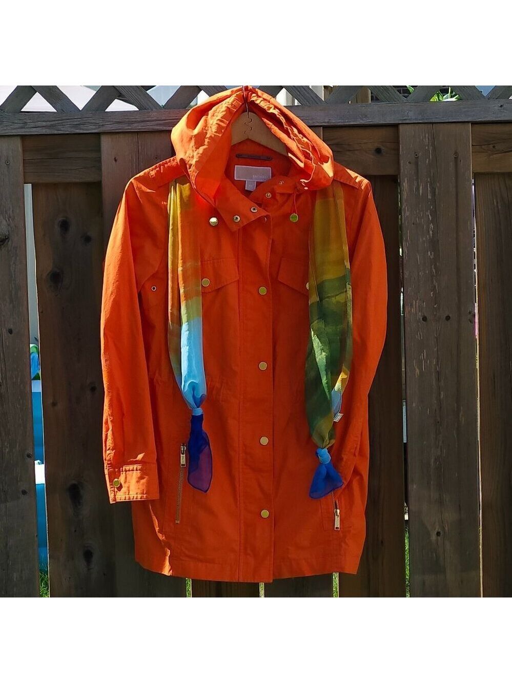 Michael Kors Lightweight Twill Anorak Jacket Women's size XS